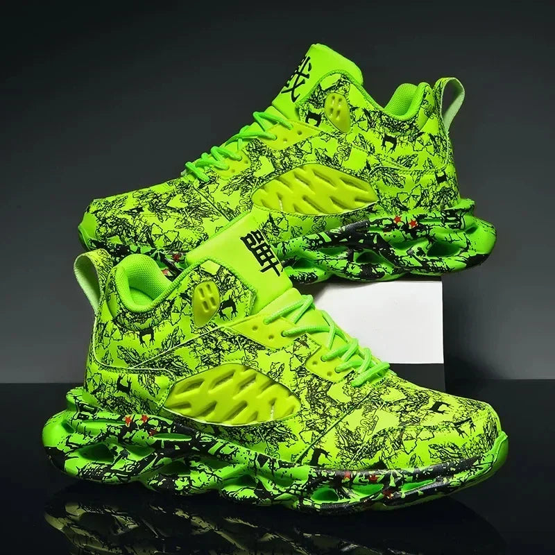 Mateo | Stijlvolle off-white heren schoenen in de kleur Groen voor heren in stijl geschikt voor alle seizoenen.