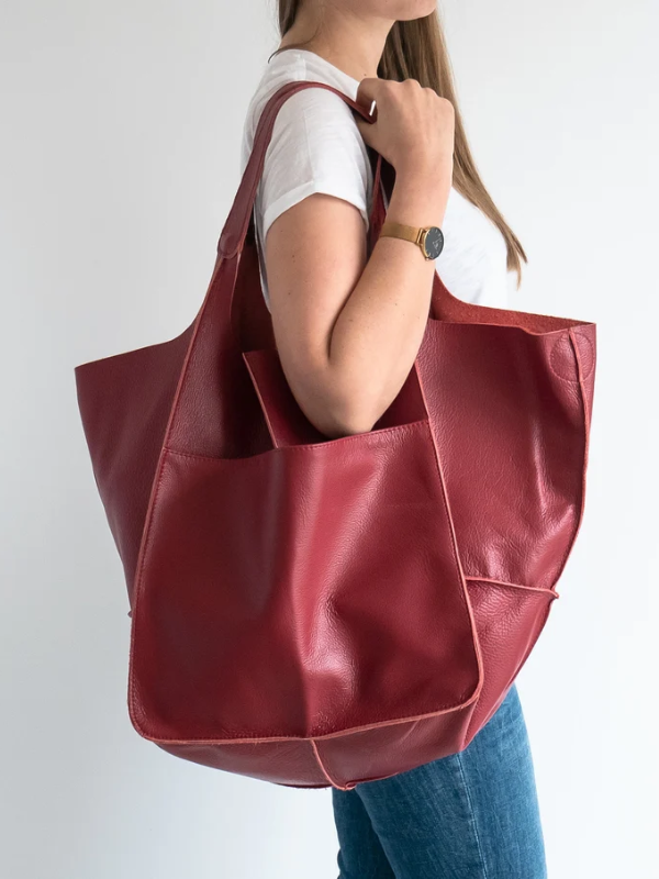 Maxine Dames Strandtas | Klassiek & Uniek in de kleur Rood voor dames in Beach stijl ideaal voor de zomer.