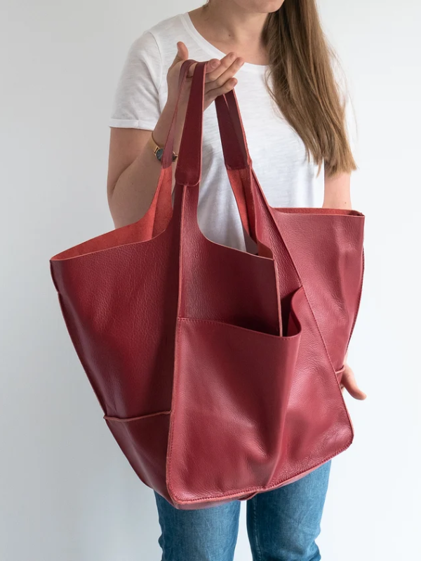 Maxine Dames Strandtas | Klassiek & Uniek in de kleur Rood voor dames in Beach stijl ideaal voor de zomer.