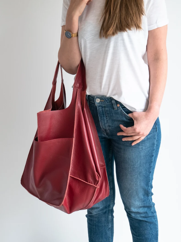 Maxine Dames Strandtas | Klassiek & Uniek in de kleur Rood voor dames in Beach stijl ideaal voor de zomer.
