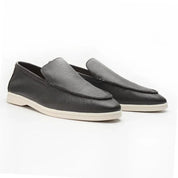 Mex | Cowhide leren loafers in de kleur Donkergroen voor heren in Smart-casual stijl ideaal voor de lente.