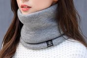 Mieke | Warme & stijlvolle nekwarmer in de kleur Zwart voor dames in Lounge stijl ideaal voor de winter