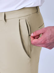 Mike | Slanke broek in de kleur Bruin voor heren in stijl geschikt voor alle seizoenen.