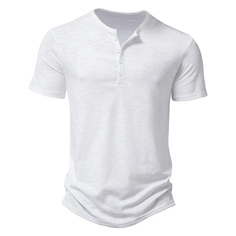 Mila | Casual Poloshirt voor Mannen in de kleur Wit voor heren in stijl geschikt voor alle seizoenen.