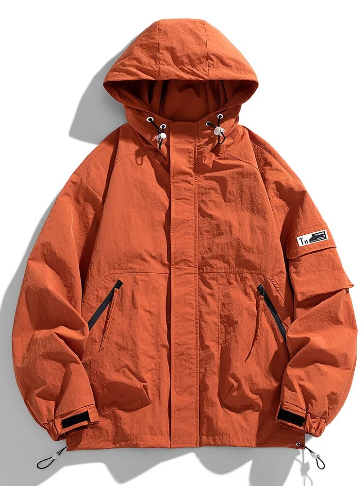 Milan | Stijlvol Heren Herfst Windjack in de kleur Rood voor heren in stijl ideaal voor de herfst.