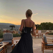 Miriam | Charmante midi-jurk met volants in de kleur Roze voor dames in stijl ideaal voor de lente.