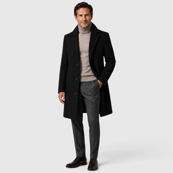 Trenchcoat slim fit met knoopsluiting