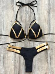 Naomi | Sexy & stijlvolle bikini in de kleur Zwart voor dames in Beach stijl ideaal voor de zomer.