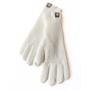 Niels | Casual & stijlvolle gebreide handschoenen in de kleur Wit voor dames in stijl ideaal voor de winter