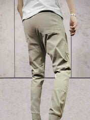 Niels | Comfortabele, sneldrogende heren jogger met elastische taille en zakken in de kleur Zwart voor heren in stijl geschikt voor alle seizoenen.