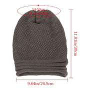 Nina | Comfy & trendy gebreide beanie in de kleur Lichtgrijs voor dames in Streetwear stijl ideaal voor de winter