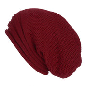 Nina | Comfy & trendy gebreide beanie in de kleur Rood voor dames in Streetwear stijl ideaal voor de winter