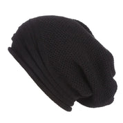 Nina | Comfy & trendy gebreide beanie in de kleur Zwart voor dames in Streetwear stijl ideaal voor de winter