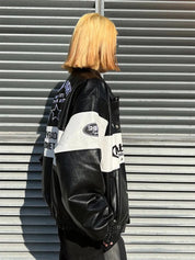 Nina | Nachthemel Straatracer Jas in de kleur Zwart voor dames in stijl ideaal voor de herfst.