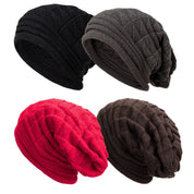 Nina | Warme & comfortabele gebreide beanie in de kleur Zwart voor dames in Lounge stijl ideaal voor de winter