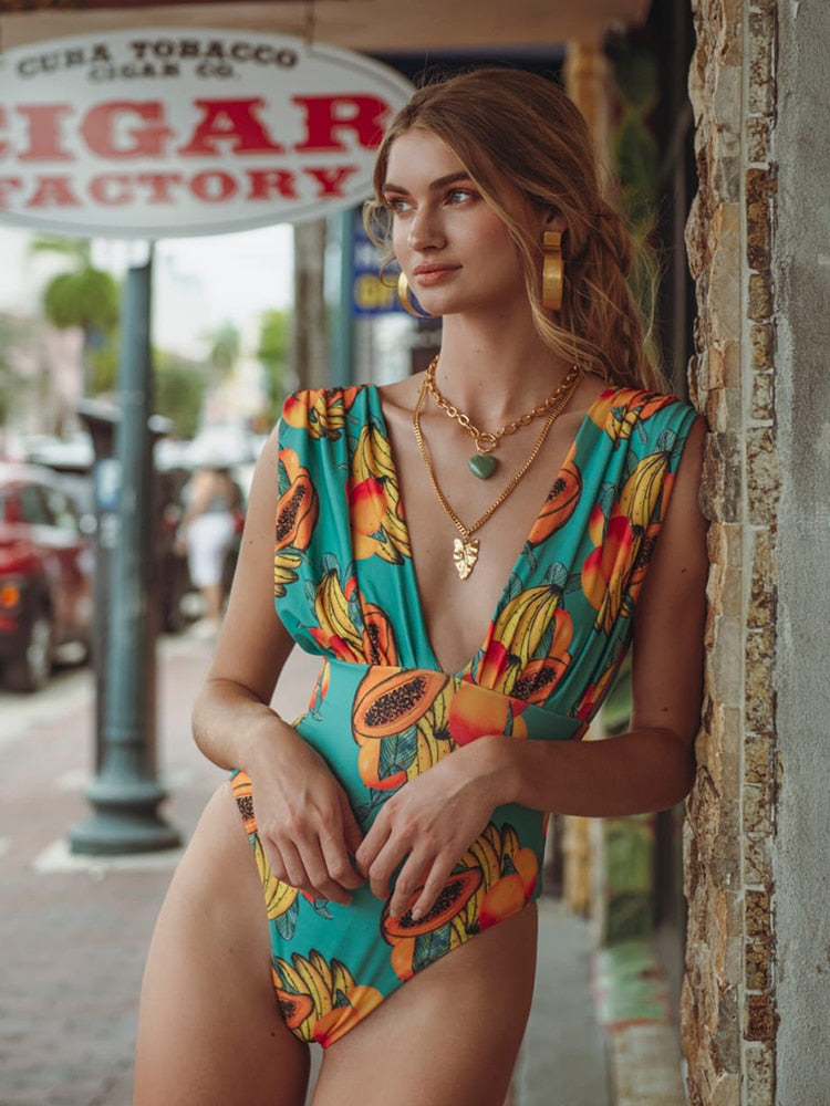 Noa | Kleurrijke & unieke boho bikini in de kleur High-Waist Bonita Bikini voor dames in Beach stijl ideaal voor de zomer.