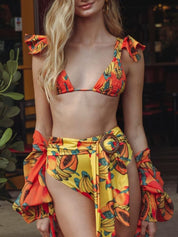 Noa | Kleurrijke & unieke boho bikini in de kleur High-Waist Bonita Bikini voor dames in Beach stijl ideaal voor de zomer.