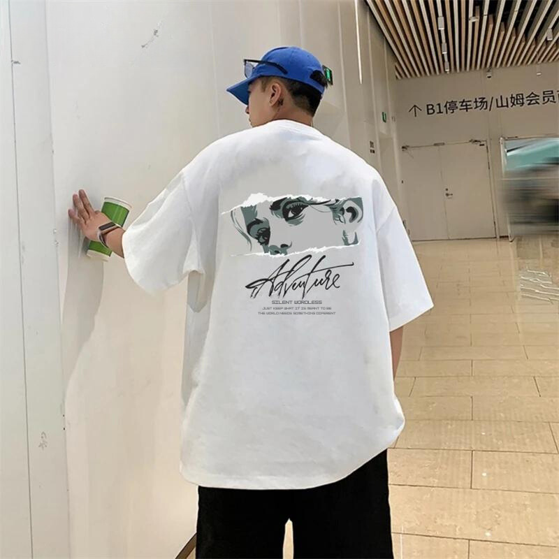 Noa | Nonchalant Katoenen T-shirt in de kleur Wit voor heren in stijl ideaal voor de zomer.