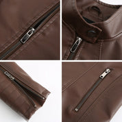 Noa | Stijlvolle leren jas in de kleur Zwart voor dames in stijl ideaal voor de herfst.