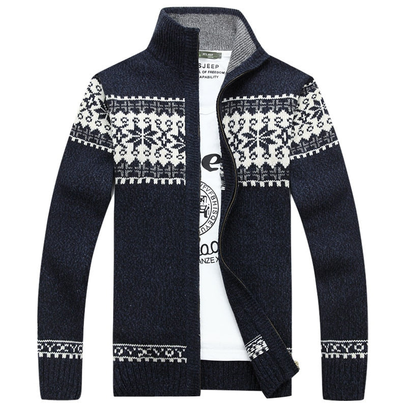 Hugo | Christmas Snowflake Wool Sweater afbeelding 3