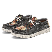 Nolan | Ultralichte Canvas Loafers | Ultralichte canvas instappers in de kleur Zwart voor heren in stijl ideaal voor de zomer.