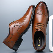 Oliver | Handgemaakte kalfslederen nette schoenen in de kleur Bruin voor heren in stijl geschikt voor alle seizoenen.