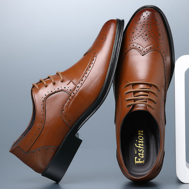 Oliver | Handgemaakte kalfslederen nette schoenen in de kleur Bruin voor heren in stijl geschikt voor alle seizoenen.
