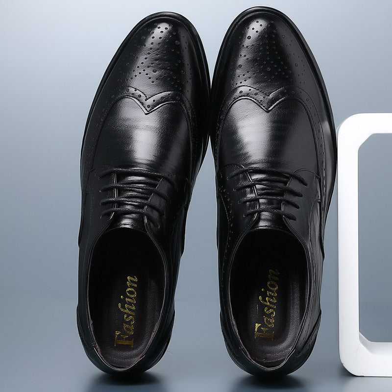 Oliver | Handgemaakte kalfslederen nette schoenen in de kleur Zwart voor heren in stijl geschikt voor alle seizoenen.
