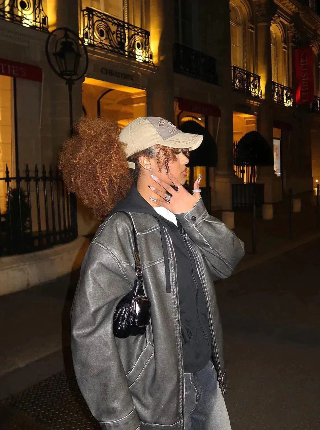 Olivia | Diep Gewassen Leren Jas in de kleur Koffie voor dames in stijl ideaal voor de herfst.