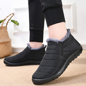 Orthopedische enkellaarsjes van fleece in de kleur 35 voor dames in Lounge stijl ideaal voor de herfst.