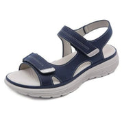 Orthopedische Sandalen met voetboogsteun in de kleur Blauw voor dames in stijl ideaal voor de zomer.