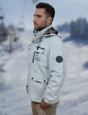P.M Legend | Waterdichte Jas voor Heren in de kleur Wit voor heren in Outdoor stijl ideaal voor de winter