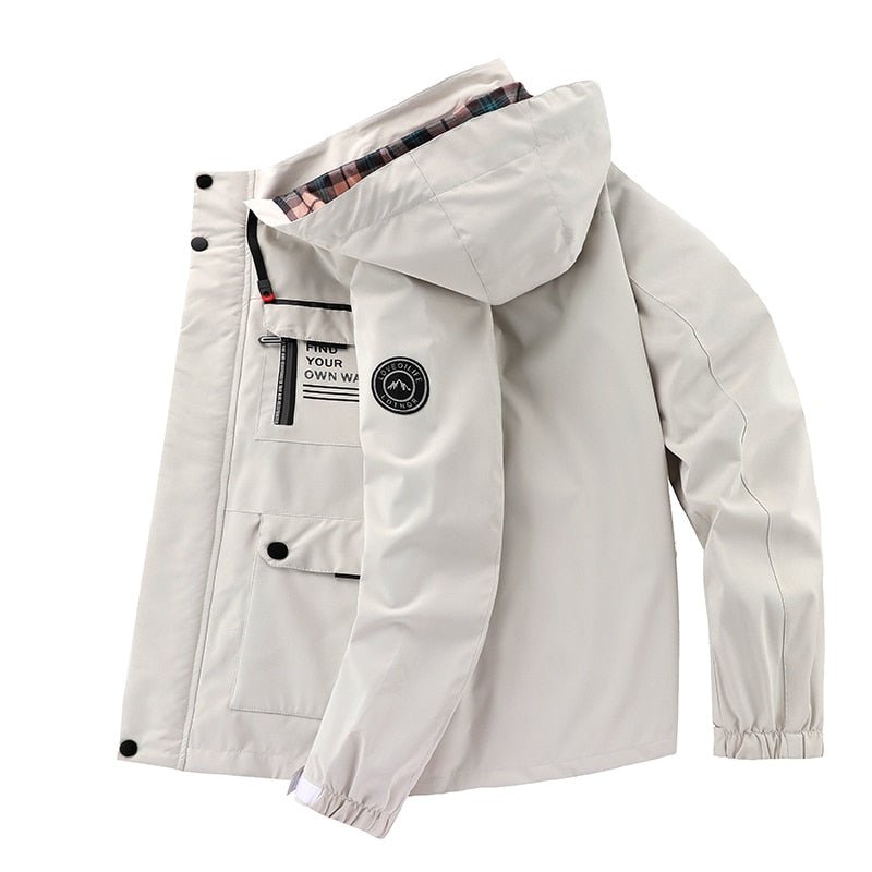 P.M Legend | Waterdichte Jas voor Heren in de kleur Wit voor heren in Outdoor stijl ideaal voor de winter