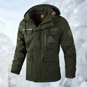 P.M Legend | Waterdichte Jas voor Heren in de kleur Donkergroen voor heren in Outdoor stijl ideaal voor de winter