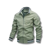 Paul Jacket in de kleur Groen voor heren in stijl geschikt voor alle seizoenen.