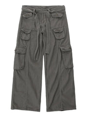 Peter | Retro cargo broek in de kleur Grijs voor heren in Outdoor stijl ideaal voor de herfst.