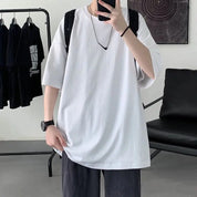 Pieter | Casual chique kortemouwen shirt in de kleur Wit voor heren in stijl ideaal voor de zomer.