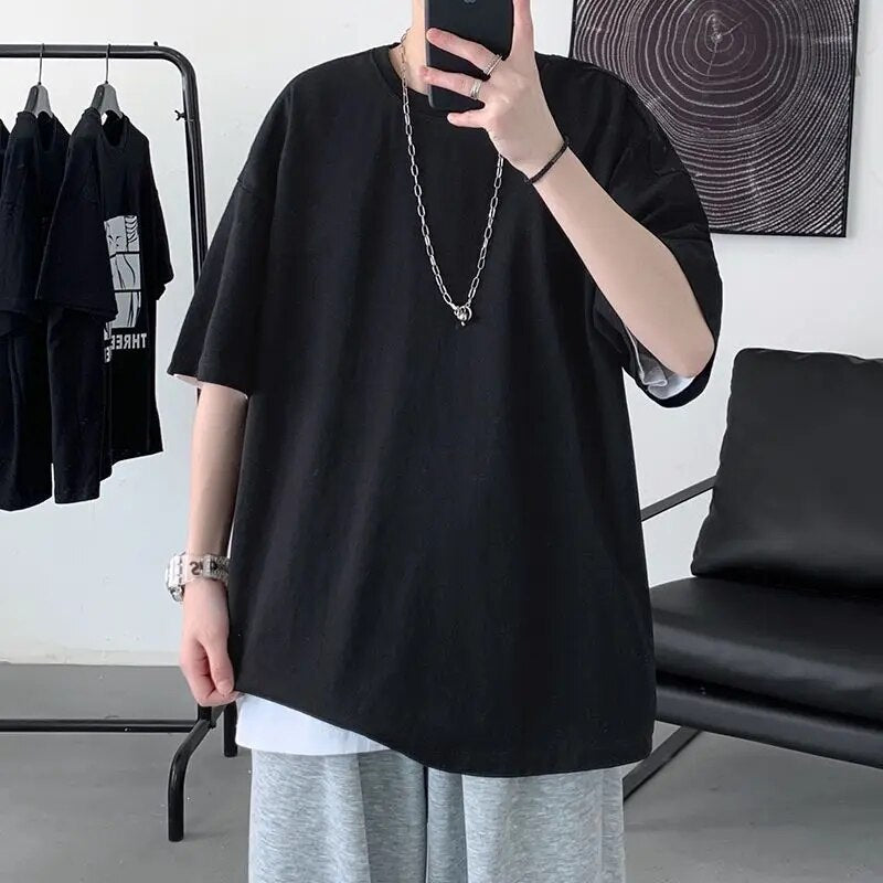 Pieter | Casual chique kortemouwen shirt in de kleur Zwart voor heren in stijl ideaal voor de zomer.