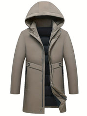 RealMans Coat in de kleur Khaki voor heren in stijl ideaal voor de winter