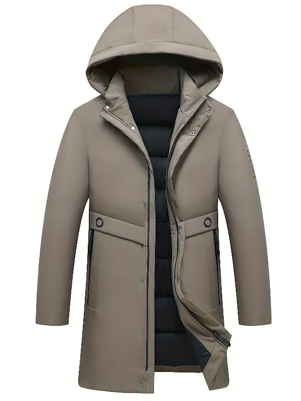 RealMans Coat in de kleur Khaki voor heren in stijl ideaal voor de winter