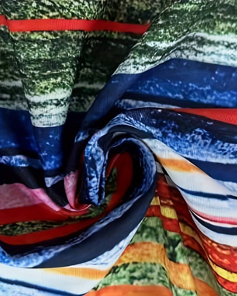 Revers kleurrijke blouse met knopen in de kleur Gemengde kleur voor dames in stijl ideaal voor de herfst.