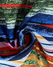 Revers kleurrijke blouse met knopen in de kleur Gemengde kleur voor dames in stijl ideaal voor de herfst.