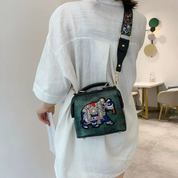 Roxy Crossbody Tas | Luxe & Uniek in de kleur Groen voor dames in stijl geschikt voor alle seizoenen.