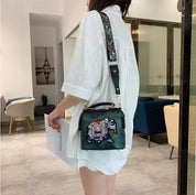 Roxy Crossbody Tas | Luxe & Uniek in de kleur Groen voor dames in stijl geschikt voor alle seizoenen.