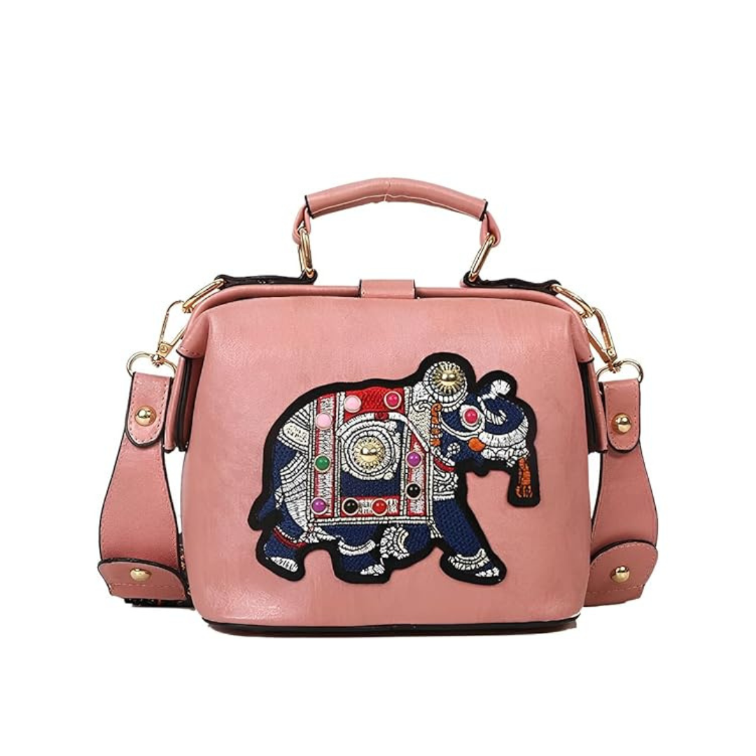 Roxy Crossbody Tas | Luxe & Uniek in de kleur Roze voor dames in stijl geschikt voor alle seizoenen.