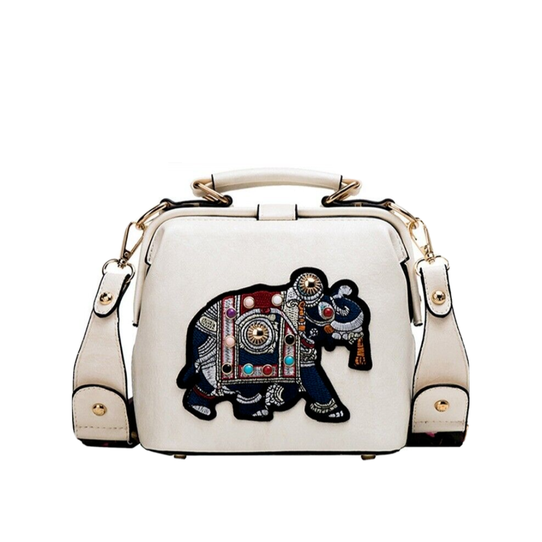 Roxy Crossbody Tas | Luxe & Uniek in de kleur Wit voor dames in stijl geschikt voor alle seizoenen.