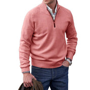 Louis | Warm cashmere zipper turtleneck sweater afbeelding 7