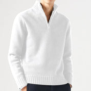 Louis | Warm cashmere zipper turtleneck sweater afbeelding 4
