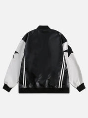 Sanne | Stijlvolle leren jas in de kleur Zwart voor dames in stijl ideaal voor de herfst.