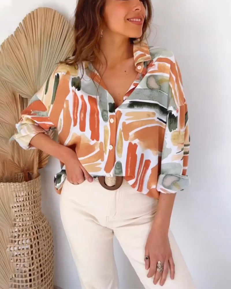 Shirts met kleurrijke en losse stijlen voor thuis en op werk in de kleur Gemengde kleur voor dames in stijl ideaal voor de lente.